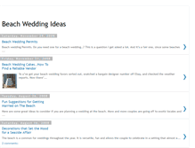 Tablet Screenshot of beachweddingidea.blogspot.com