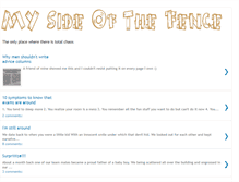 Tablet Screenshot of mysideofdfence.blogspot.com