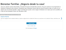 Tablet Screenshot of bienestarfamiliar.blogspot.com