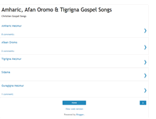 Tablet Screenshot of ethiogospel.blogspot.com