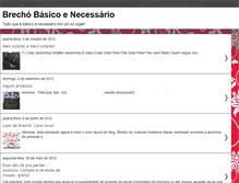 Tablet Screenshot of brechobasicoenecessario.blogspot.com