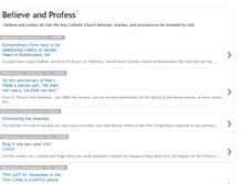 Tablet Screenshot of believeandprofess.blogspot.com