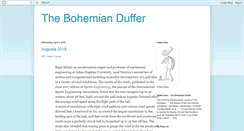 Desktop Screenshot of bohemianduffer.blogspot.com