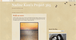 Desktop Screenshot of nadinekamproject365.blogspot.com