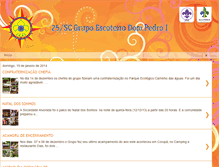Tablet Screenshot of grupoescoteirodompedroi.blogspot.com
