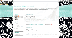 Desktop Screenshot of justnotmy2yearold.blogspot.com