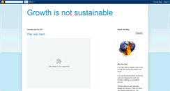 Desktop Screenshot of growthisnotsustainable.blogspot.com