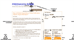 Desktop Screenshot of freemasonrings.blogspot.com