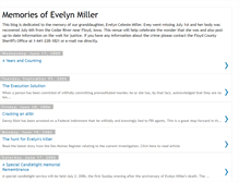 Tablet Screenshot of evelynmillermemories.blogspot.com