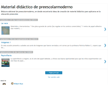 Tablet Screenshot of material-didactico-preescolarmoderno.blogspot.com