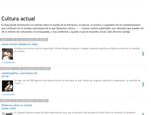 Tablet Screenshot of elblogdelaculturaactual.blogspot.com