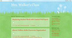 Desktop Screenshot of mrswalkers.blogspot.com