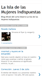 Mobile Screenshot of laisladelasmujeresindispuestas.blogspot.com