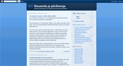 Desktop Screenshot of illuusioita.blogspot.com