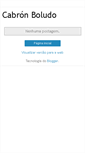 Mobile Screenshot of cabronboludo.blogspot.com