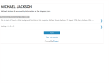 Tablet Screenshot of michael-jackson.blogspot.com