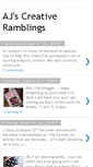 Mobile Screenshot of ajscreativerambling.blogspot.com