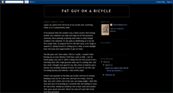 Desktop Screenshot of fatguyonabicycle.blogspot.com