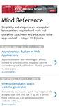 Mobile Screenshot of mindref.blogspot.com