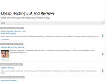 Tablet Screenshot of cheap-hosting-list.blogspot.com