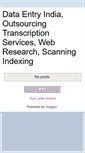 Mobile Screenshot of outsourcingbposervice.blogspot.com