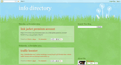 Desktop Screenshot of infodirectory.blogspot.com