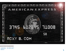 Tablet Screenshot of myblackamex.blogspot.com