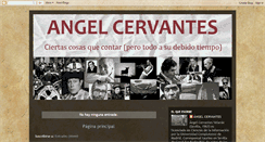 Desktop Screenshot of angelcervantes.blogspot.com