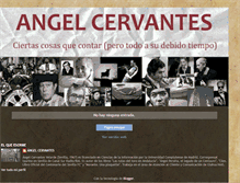 Tablet Screenshot of angelcervantes.blogspot.com