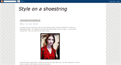 Desktop Screenshot of katie-styleonashoestring.blogspot.com