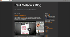 Desktop Screenshot of pmelson.blogspot.com