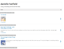 Tablet Screenshot of daniellehatfield.blogspot.com