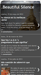 Mobile Screenshot of beautifulbeautifulsilence.blogspot.com
