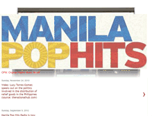 Tablet Screenshot of manilapophits.blogspot.com