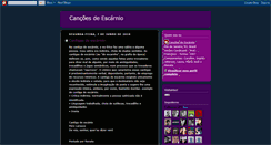 Desktop Screenshot of cancoesdeescarnio.blogspot.com