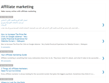 Tablet Screenshot of affiliate4marketing.blogspot.com