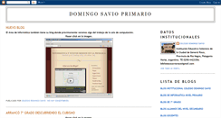 Desktop Screenshot of domingosavioprimario.blogspot.com