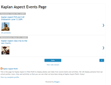 Tablet Screenshot of kaplanevents.blogspot.com