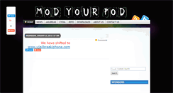 Desktop Screenshot of modyourpod.blogspot.com