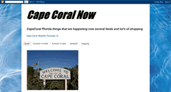 Desktop Screenshot of capecoralnow.blogspot.com