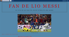 Desktop Screenshot of fandeliomessi.blogspot.com