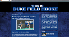 Desktop Screenshot of dukefieldhockey.blogspot.com