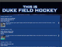 Tablet Screenshot of dukefieldhockey.blogspot.com