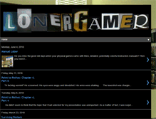 Tablet Screenshot of lonergamer.blogspot.com