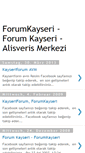 Mobile Screenshot of forum-kayseri.blogspot.com