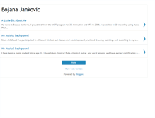 Tablet Screenshot of bojanajankovic.blogspot.com