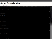Tablet Screenshot of certascoisaserradas.blogspot.com