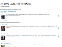 Tablet Screenshot of mylovesecretbyparamore.blogspot.com