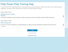 Tablet Screenshot of pottypower.blogspot.com