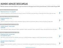 Tablet Screenshot of mundoashleedescargas.blogspot.com